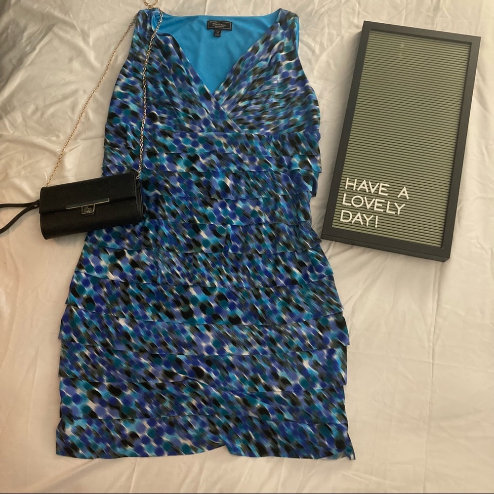 Dressbarn Collection Ruffle Cocktail Dress